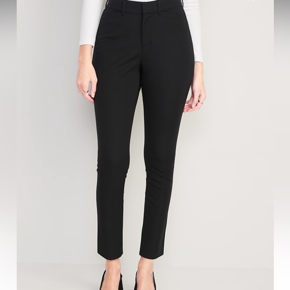 Curvy High-Waisted Pixie Skinny Ankle Pants for Women